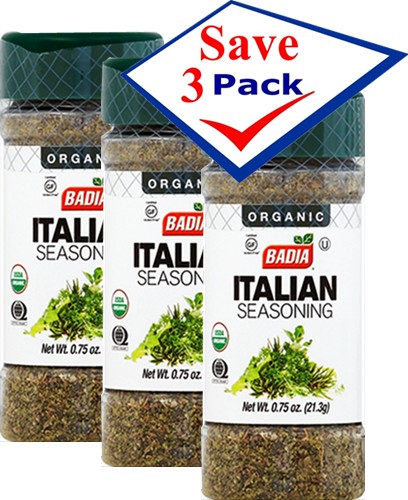 Badia Italian Seasoning Organic 0 75 Oz Pack Of 3 Cubanfoodmarket Com